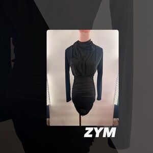 NWT Zym Dance Style High Neck Dress